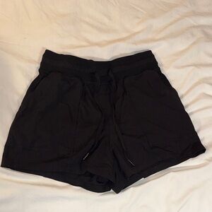Women's Black Dance Studio Shorts High-Rise 3.5”